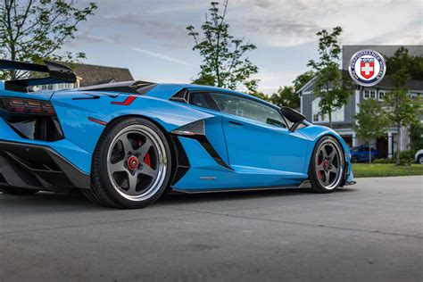 Lamborghini Aventador Svj With Hre Vintage Fmr Wheels In Satin