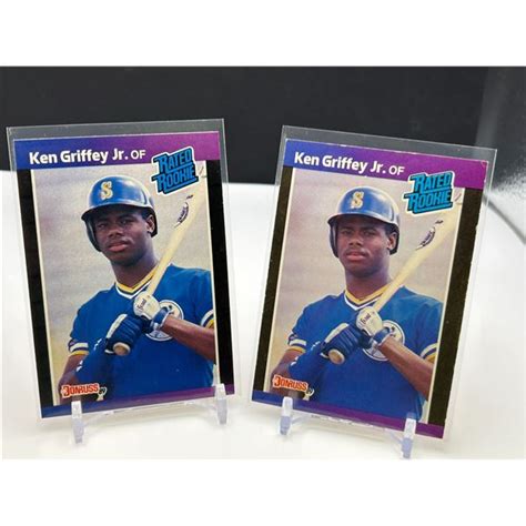 KEN GRIFFEY JR ROOKIE CARD LOT