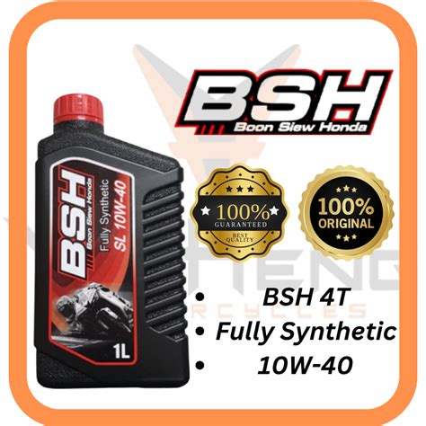 BSH Fully 10W40 ENGINE OIL 4T FULLY SYNTHETIC SL10W 40 BSH 100