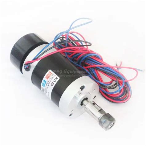 Powerful 400W Brushless Spindle Motor ER11 DC CNC Spindle 48V C00004