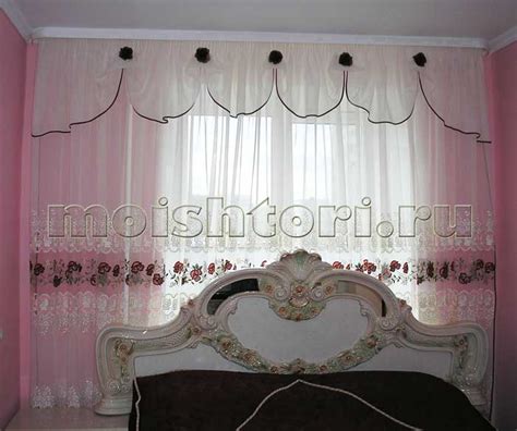 Тюль с ламбрекеном на одной тесьме — ШТОРЫ СВОИМИ РУКАМИ