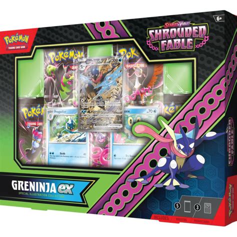 Pokemon TCG Shrouded Fable Greninja Ex Special Illustration Collection