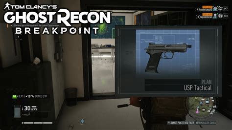 Ghost Recon Breakpoint O Trouver Le Plan De L Usp Tactical Arme