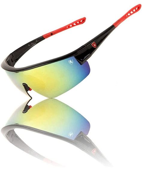 Lightweight Rimless Curved One Piece Shield Lens Sports Sunglasses