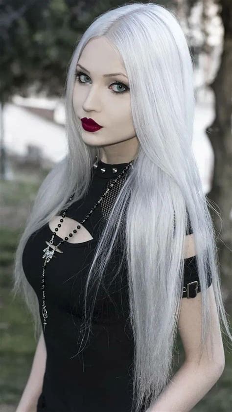 Pin By Adam On Anastasia EG Blonde Goth Goth Beauty Hairstyle Names