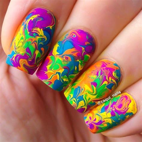 Nails Neon Nails Love Nails Diy Nails Pretty Nails Rainbow Nails