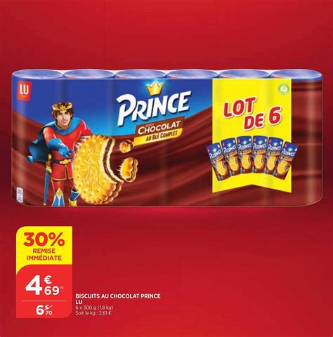 Promo Biscuits Au Chocolat Prince Lu Chez Bi1 ICatalogue Fr