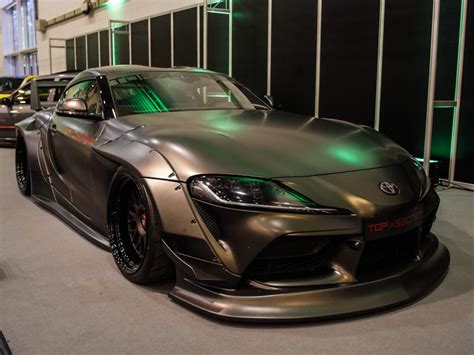 Toyota Supra With Tuner Widebody Kit Looks Like A Shark, 56% OFF