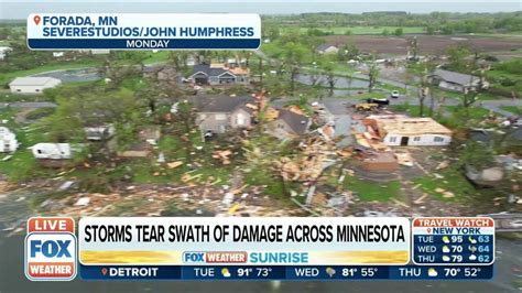 Tornadoes Tear Swath Of Damage Across Minnesota On Monday In Midwest