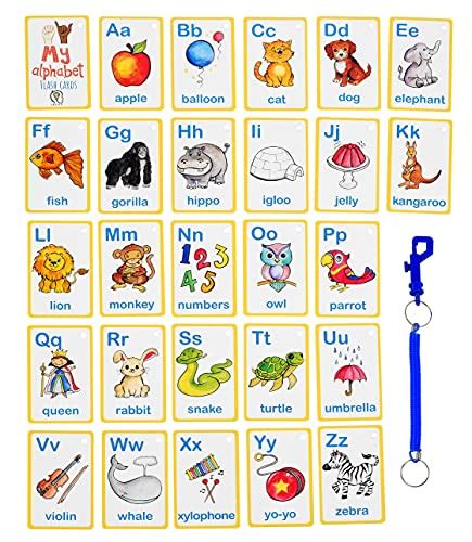 My ASL Alphabet Flash Cards 26 Alphabet Toddlers American Sign Language ...