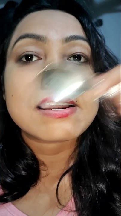 First Time Trying Spoon Lipstick Hack 💄😁 Viral Shorts Youtube