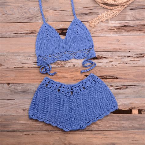 Tponi Bikini Sets For Women Bikinis Blue Clearance Underwear Bikini S