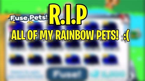 What Happens When You Fuse All Your Rainbow Pets Together In Pet