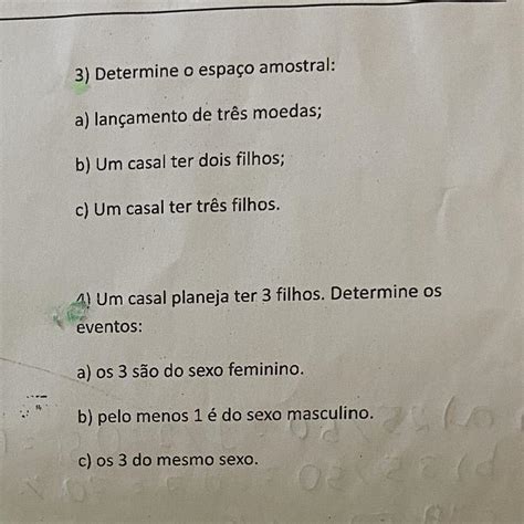 Me ajudem a efetuar essas questões sobre probabilidade por favor