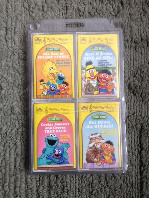 4 Cassette Tape Set Sesame Street New In By Heyifoundit