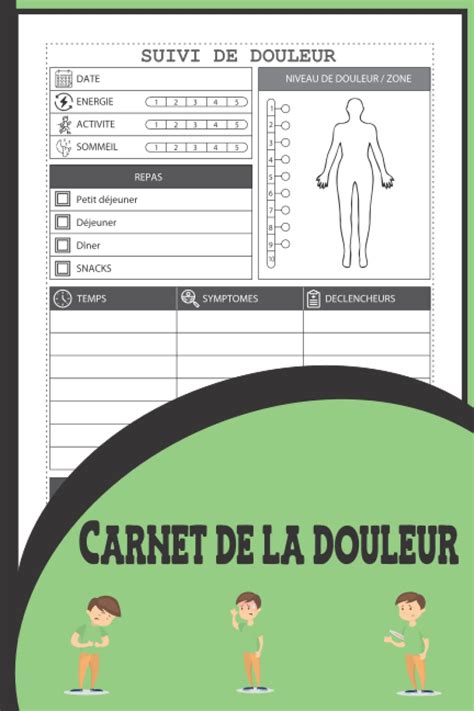 Carnet De La Douleur Cahier Remplir Pour L Valuation Et Le Suivi De