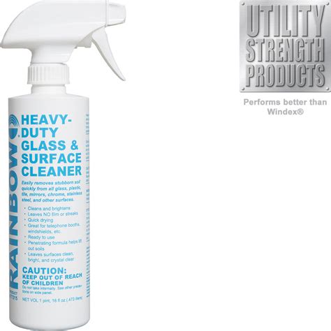 Heavy Duty Glass And Surface Cleaner Rainbow Technology