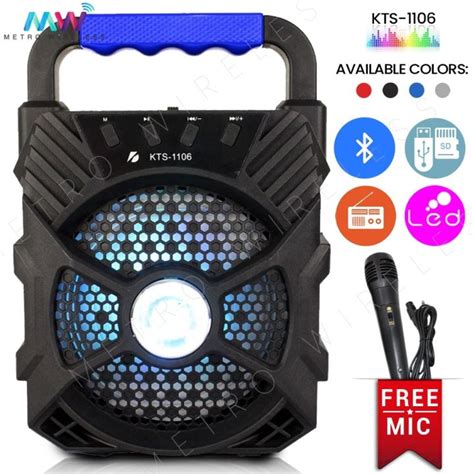 Htkxlc Original Kts Inch Karaoke Portable Wireless Bluetooth