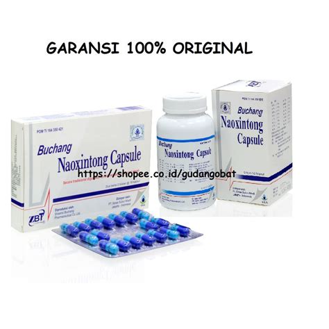 Jual Buchang Naoxintong Capsule 36 S 252 S Obat Stroke Obat Jantung