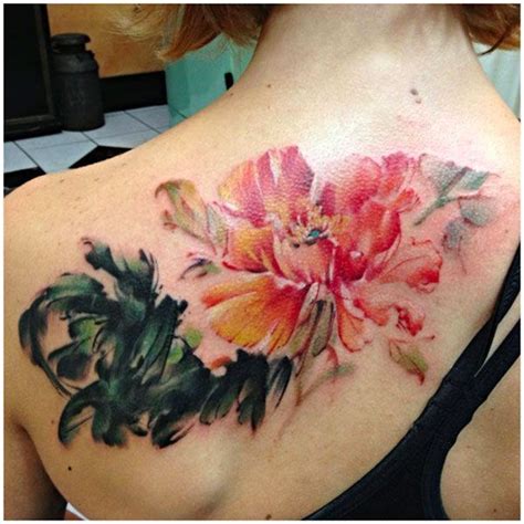 Watercolor Style Tattoos Are Gorgeous Peony Tattoo Designs And