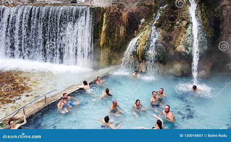 Loutra Pozar Thermal Baths And Hot Springs In Nature In Loutraki Near Edessa, Macedonia, Greece ...