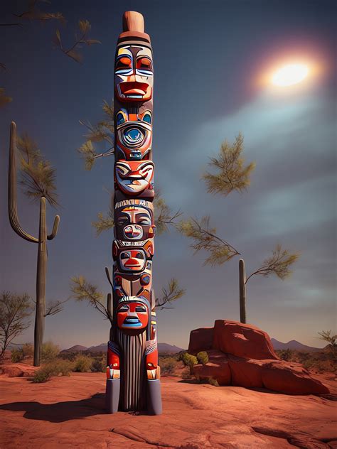 Totem Tiang Berukir Indian Amerika Gambar Gratis Di Pixabay