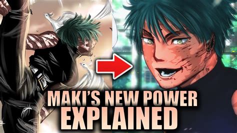 Makis New Power Up Explained Jujutsu Kaisen Chapter 196 Youtube