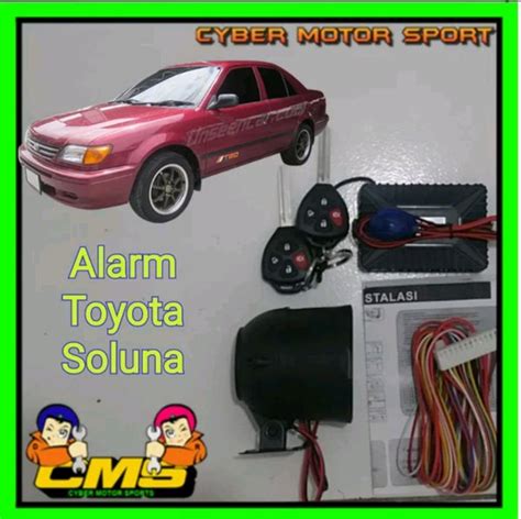 Jual Full Sett Alarm Mobil Remot Soluna Alarm Toyota Soluna Car Alarm