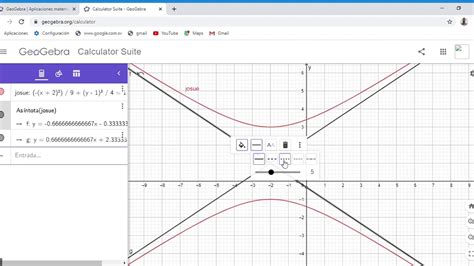 Como Graficar Una Funcion En Geogebra Modificar Su Color Y Grosor Y