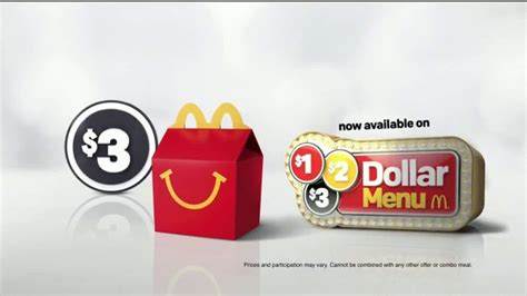 Mcdonalds 1 2 3 Dollar Menu Tv Commercial Play Date Happy Meal