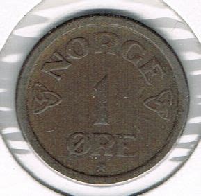 1 Øre Haakon VII Norway 1957 For Sale Buy Now Online Item 754899