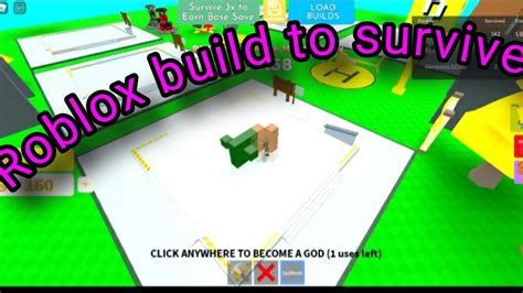 Roblox 3 Build To Survive Simulator Youtube