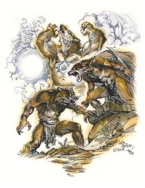 Garou Fantasy Wolf, Fantasy Rpg, Apocalypse, Skin Walker, Wolf World, Lycanthrope, Werewolf Art ...