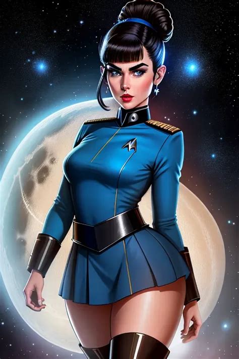 Dopamine Girl Star Trek The Original Series Vulcan Female Science