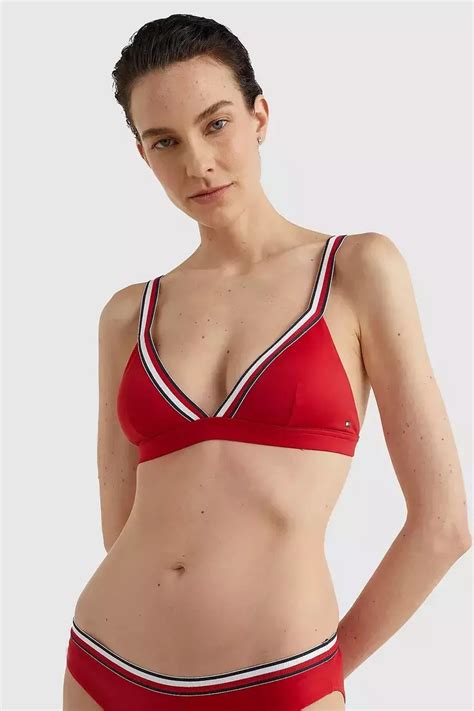 Tommy Hilfiger Bikini Τριγωνάκι Κόκκινο UW0UW04101 XLG Skroutz gr