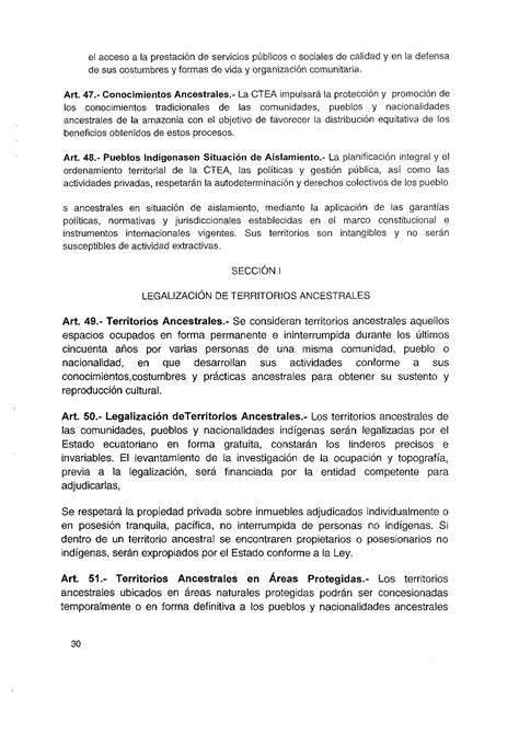 Proyecto De Ley Organica Para La Circunscripcion Territorial Especial