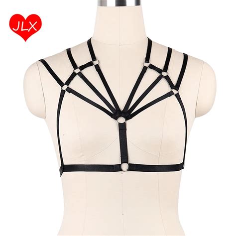 JLX HARNESS Black Body Harness Shoulder Belt Womens Sexy Fashion