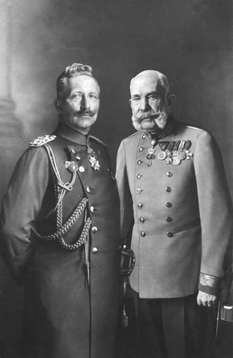 Kaiser Wilhelm Ii And Emperor Franz Joseph I Of Austria 1915 German