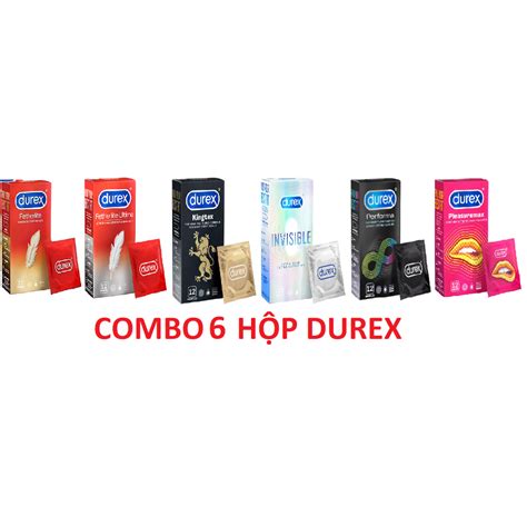 Freeship Combo H P Bao Cao Su Durex Performa Fertherlite