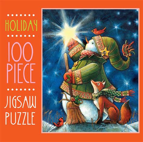 Mini Christmas Puzzles Starry Night Frosty Pieces Ceaco