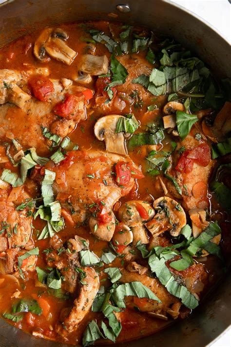 Chicken Cacciatore Recipe The Forked Spoon