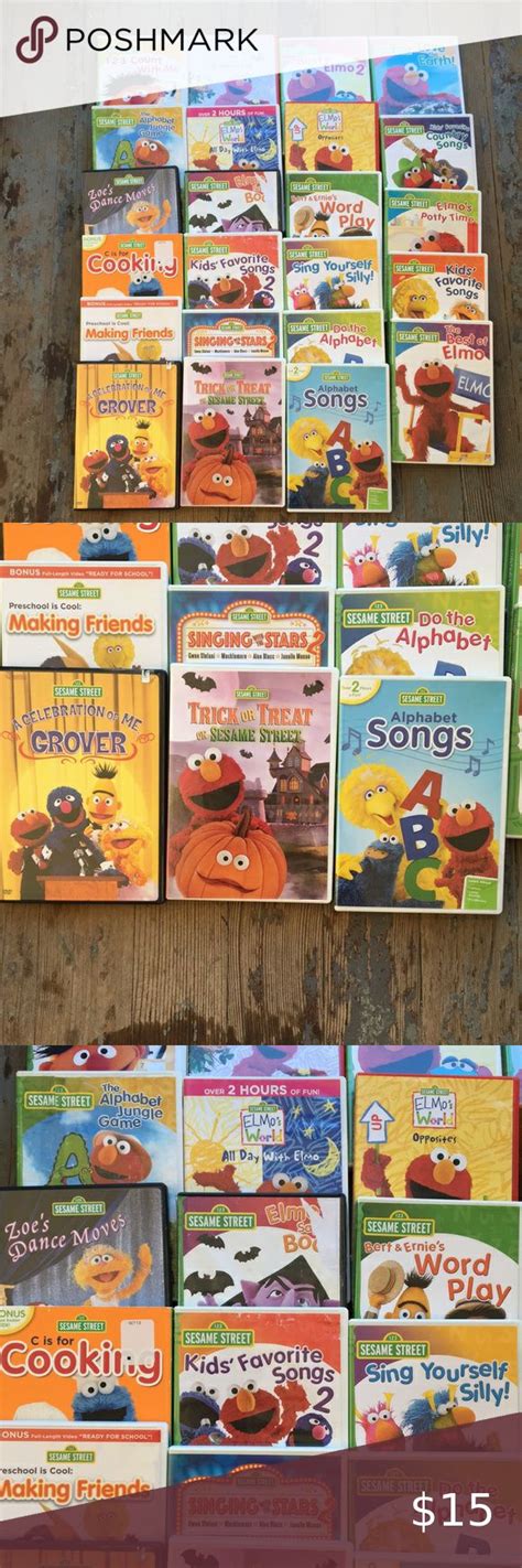 Elmo and other Sesame Street Friends DVD collection Potty Time, Street ...