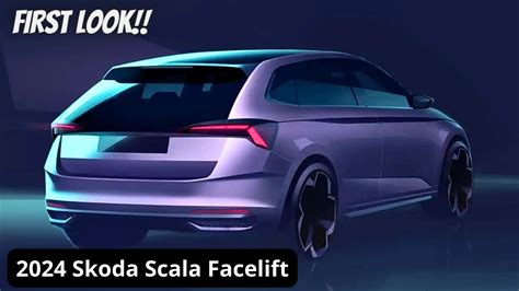 New Skoda Scala Facelift First Look Interior Exterior Specs