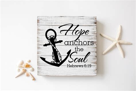 Hope Anchors The Soul Hebrews Svg Png Eps Dxf Digital Etsy