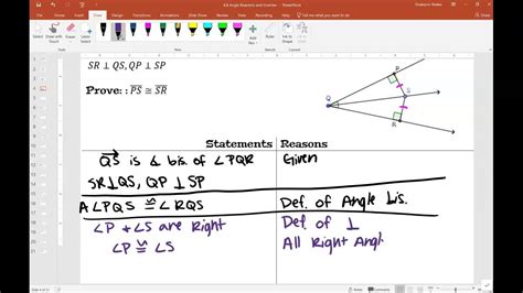 68 Angle Bisector And Incenter 14 Youtube