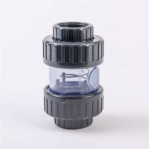 Clear Spring Check Valve D U Plain Socket Metric In PVC U Clear Spring