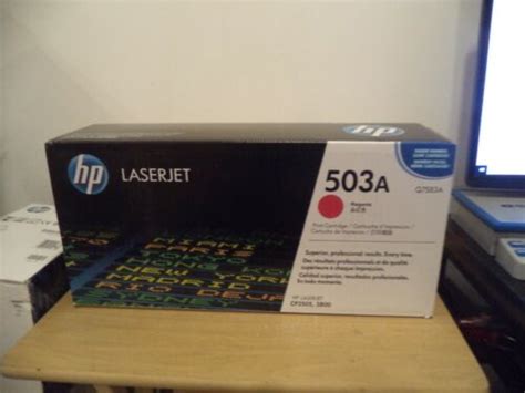 HP 503A Q7583A MAGENTA Toner Cartridge LJ CP3505 3800 20171107 EBay