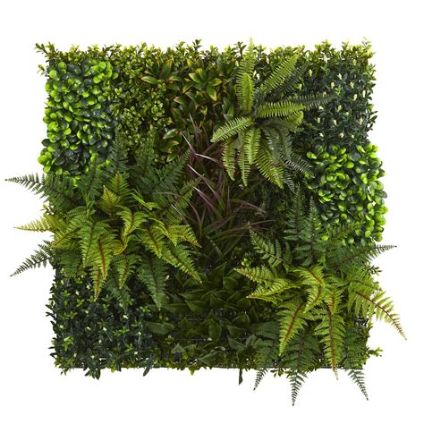 Artificial Living Wall Uv Resistant Fire Retardant Faux Display Mats