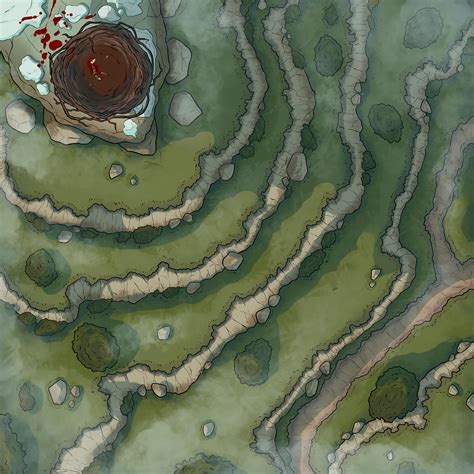 [battlemap][30x30][3500x3500px] Monster Nesting Grounds [oc][art] Battlemaps