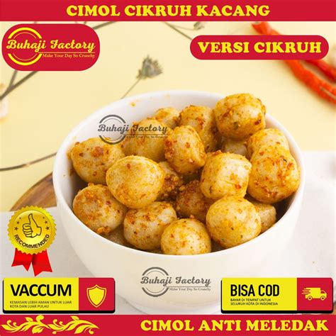 Jual Cimol Cikruh Kacang Cimol Frozen Food Anti Meledak Cimol Bandung